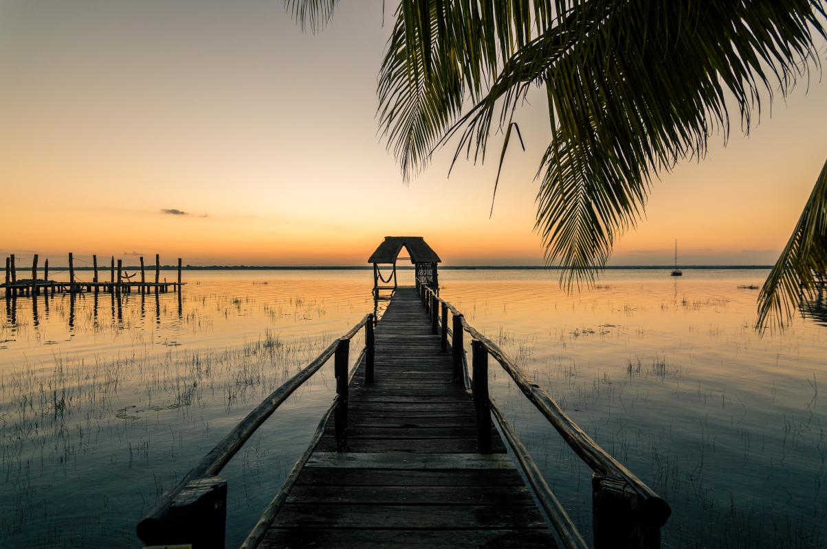 Laguna Bacalar Sunset